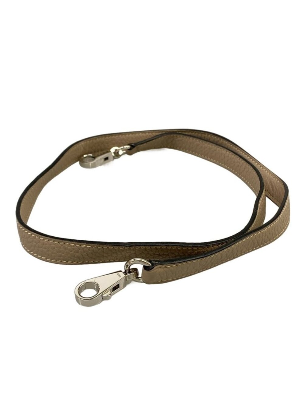Hermes Shoulder Strap Gray Kelly Bolide Silver